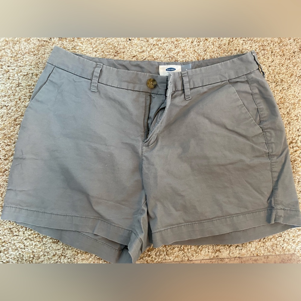 Old Navy Gray Shorts Casual Cotton